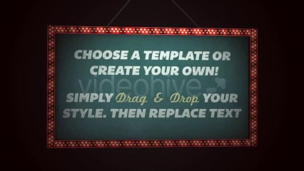 Swinging Sign - After Effects Template