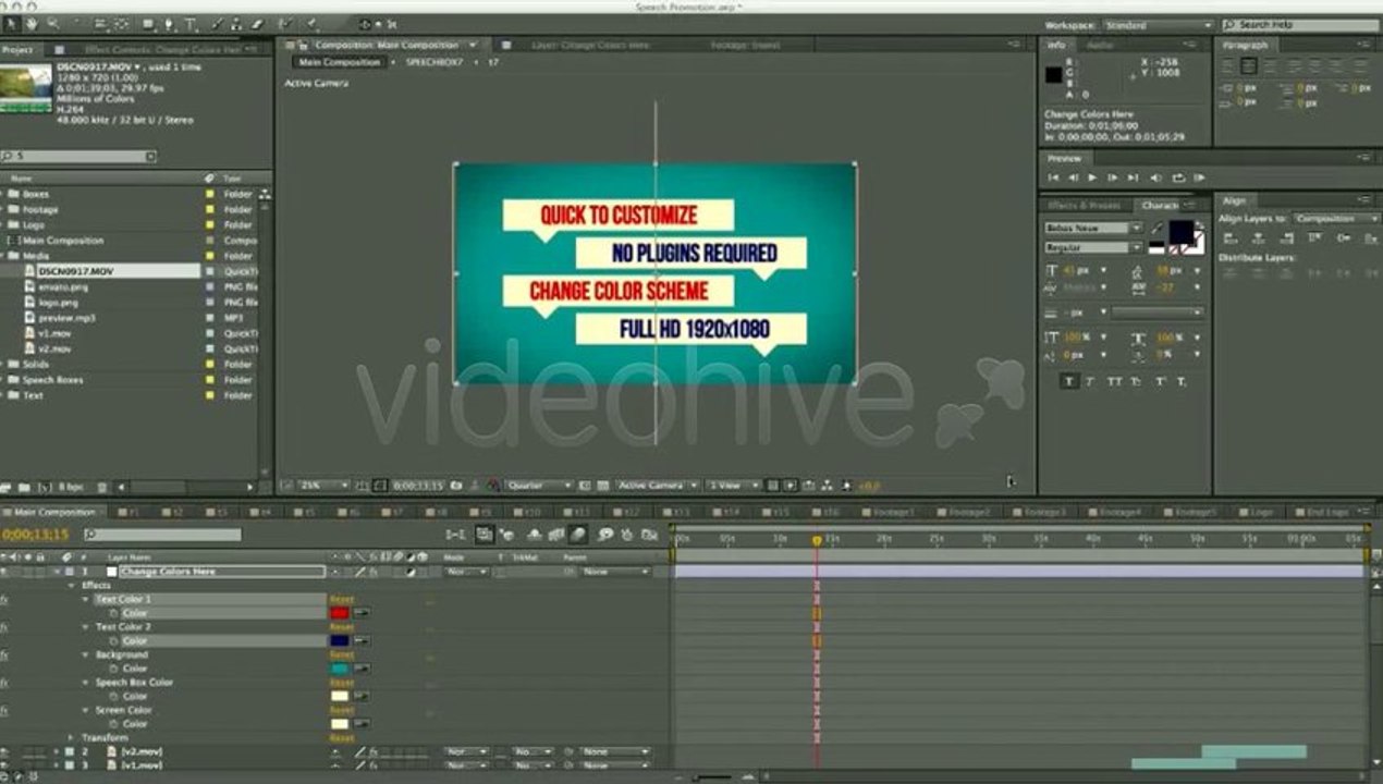 Speech Promotion - After Effects Template