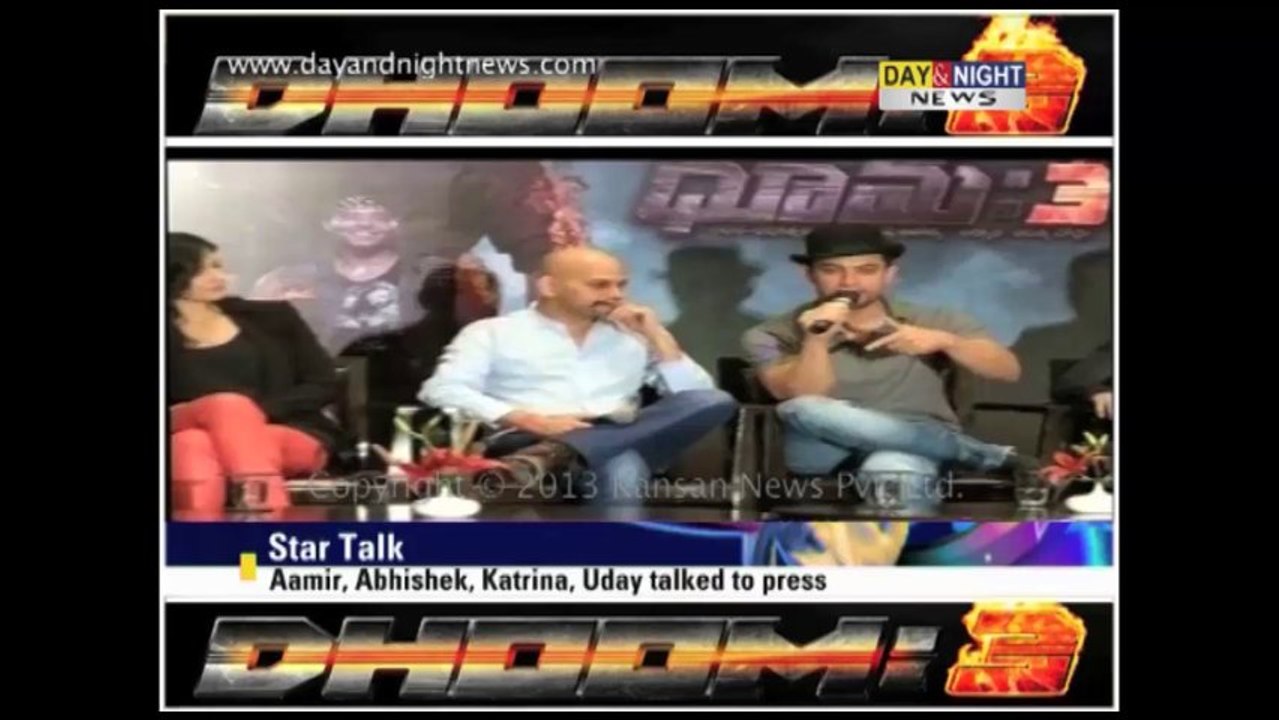 'Dhoom 3' starcast promotes film in Hyderabad