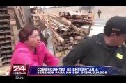 Recicladores se enfrentan a serenos en violento desalojo  en El Agustino