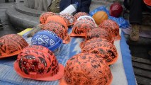 Euromaidan Protesters Decorate Helmets