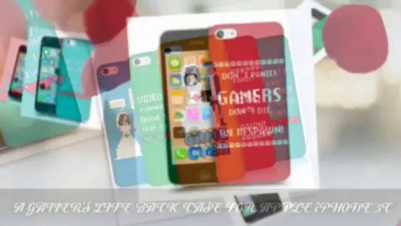 A GAMER'S LIFE PROTECTIVE BACK CASE COVER FOR APPLE iPHONE 5