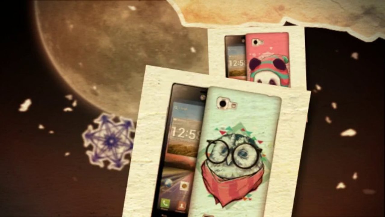 FAUNA HIPSTERS PROTECTIVE BACK CASE COVER FOR LG OPTIMUS 4X HD P880