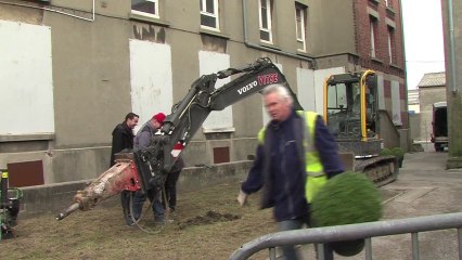 Début de la démolition de la résidence Riga