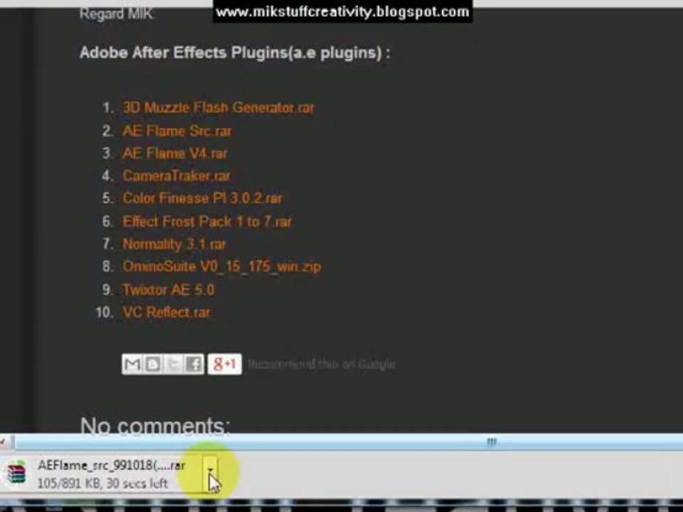 Adobe After Effects Free Plugins