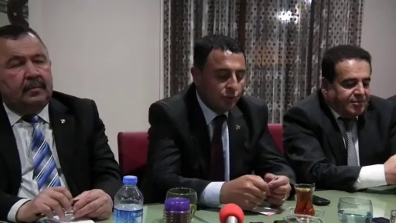 AFŞİN MHP-AFŞİN BASIN MENSUPLARI TOPLANTISI-HALİL DEMİR