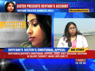Devyani's sister releases maid's letter