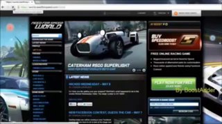 Need for Speed World Boost Hack 2013