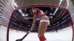 Best Hockey Goal Camera Shot Ever - Fiming a cute girl... ahaha