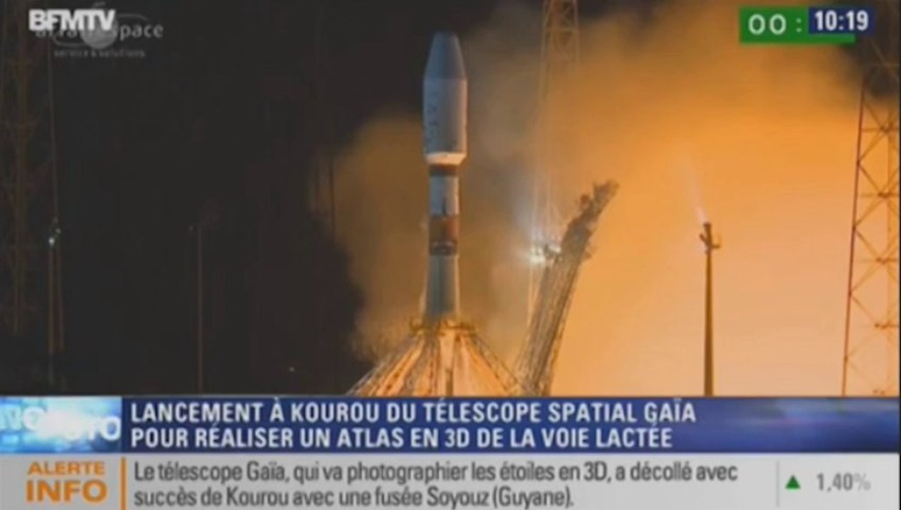 Le lancement du télescope Gaia vers les étoiles