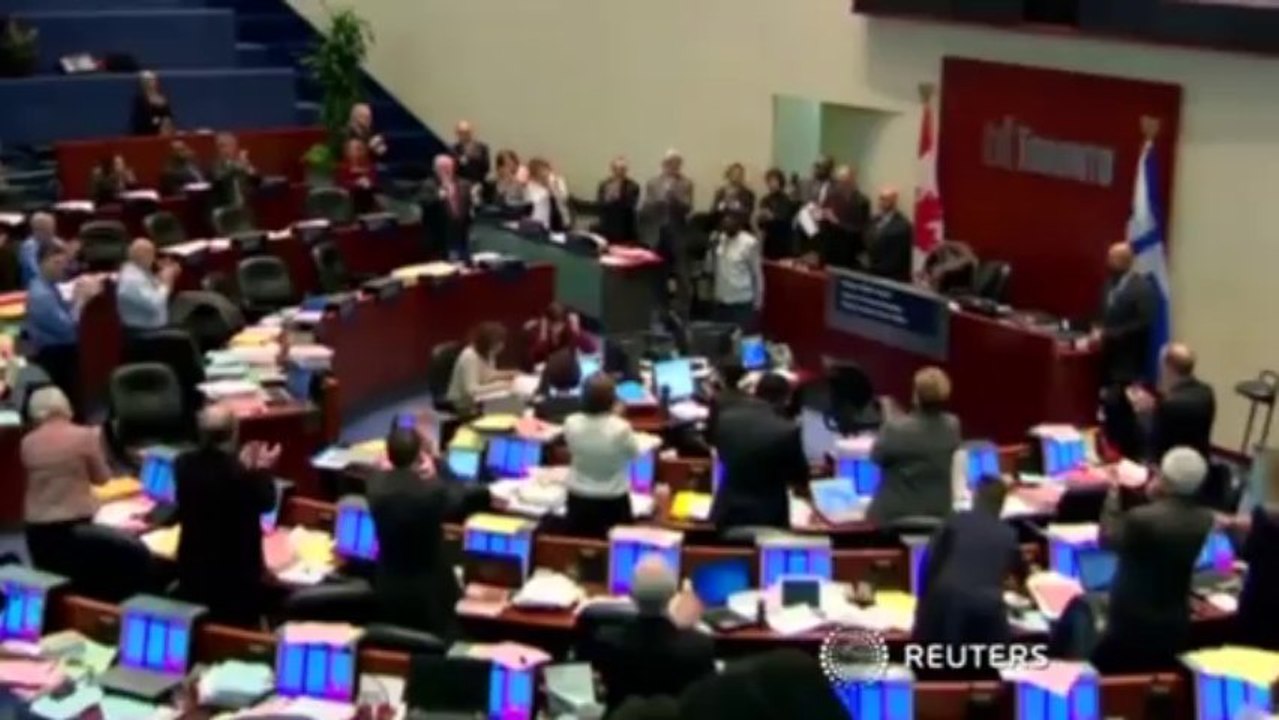 Rob Ford danse sur Bob Marley