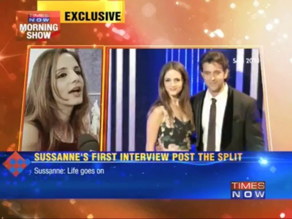 Sussane's first interview Post her Split with Hrithik Roshan