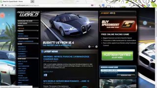 NFS World hack - FREE Lamborghini Murciélago BOOST