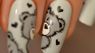 Tuto nail art Ourson Teddy Bear super cute