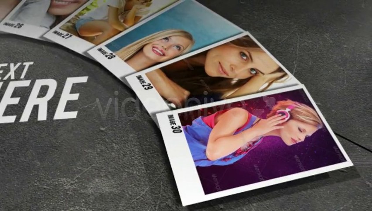 Pop-up Photos - After Effects Template