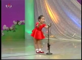 Cute Chinese Child Girl Singing