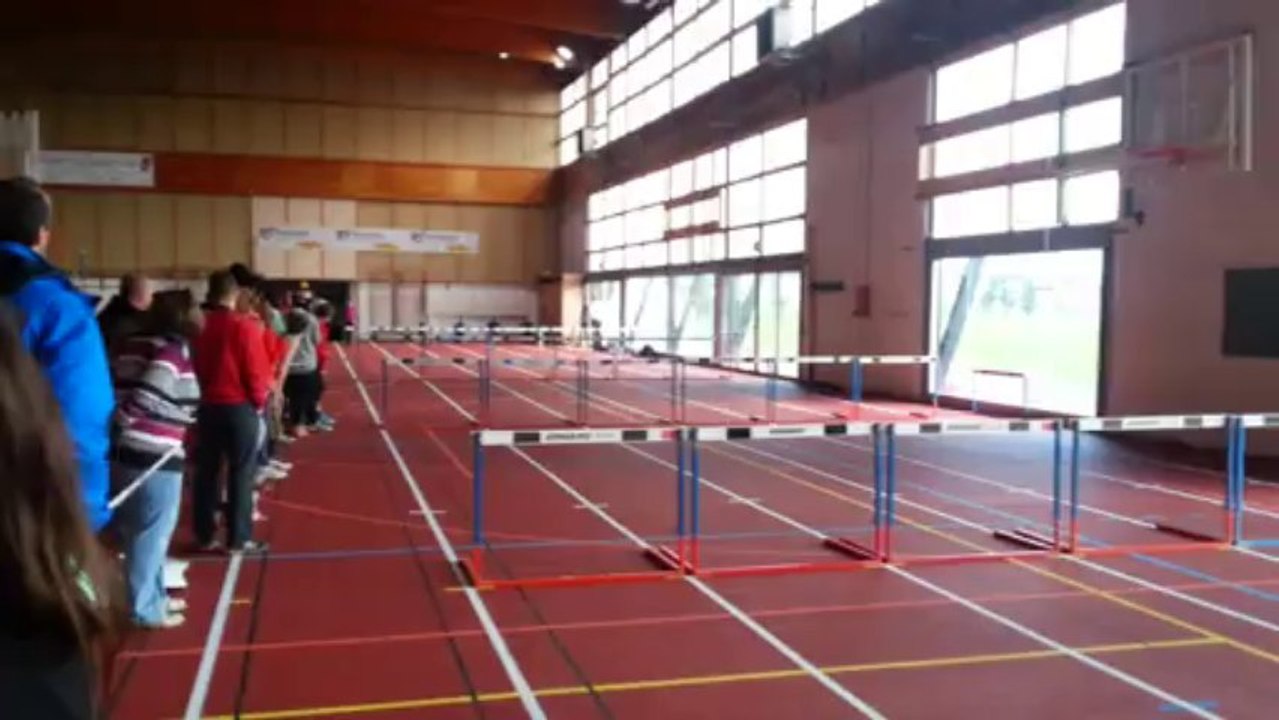Finale 50m haies Bastien