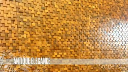 Wooden Mosaic Tiles For Interior Decor