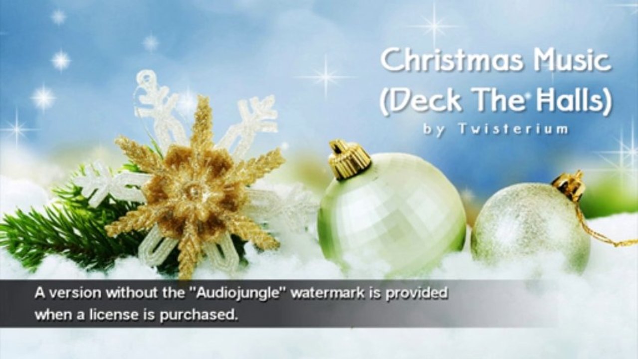 Christmas Music - "Deck The Halls" - Royalty free instrumental track