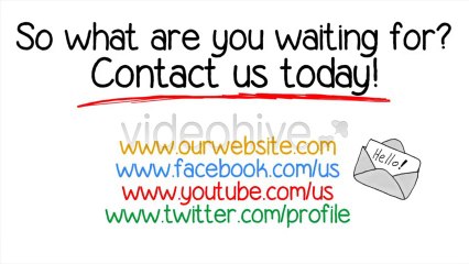 Whiteboard Animated Company Presentation - After Effects Template