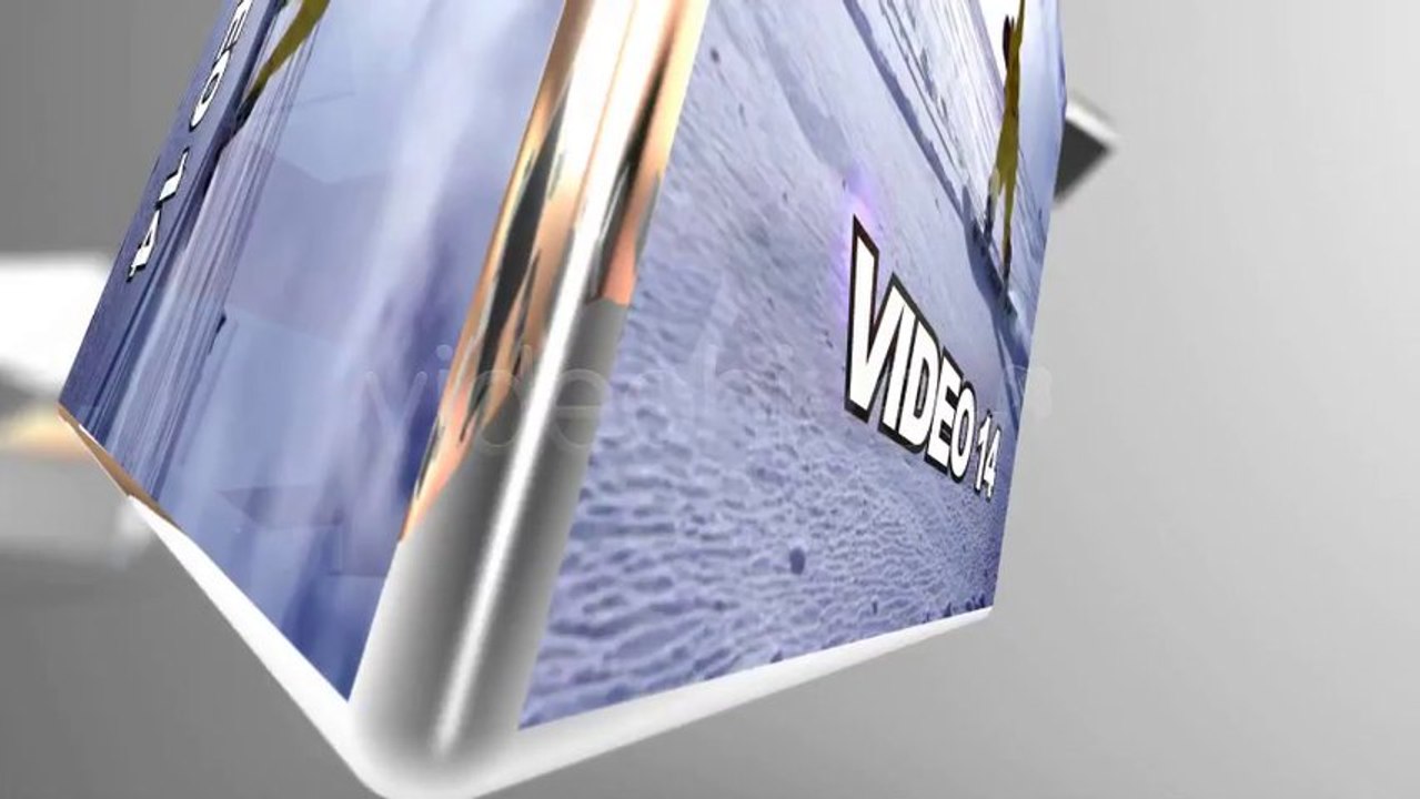 Bouncing Video Cubes Intro - After Effects Template