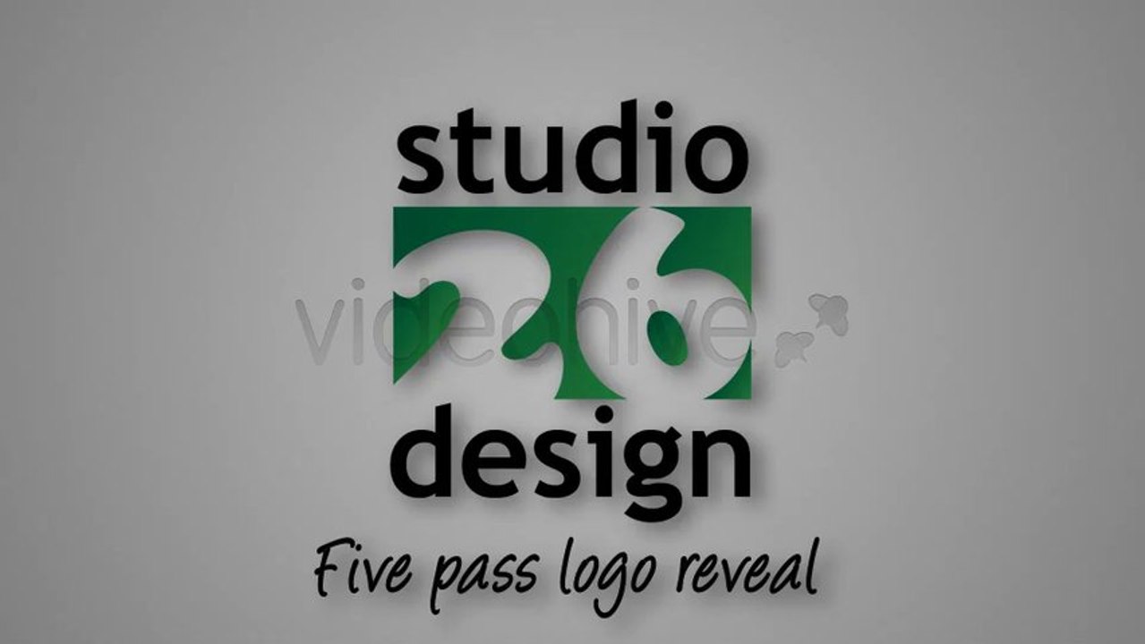 Five pass logo reveal - After Effects Template
