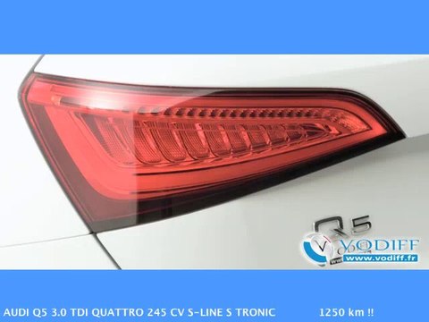 VODIFF : AUDI OCCASION ALSACE : AUDI Q5 3.0 TDI QUATTRO 245 CV S-LINE S TRONIC 1250 km !!