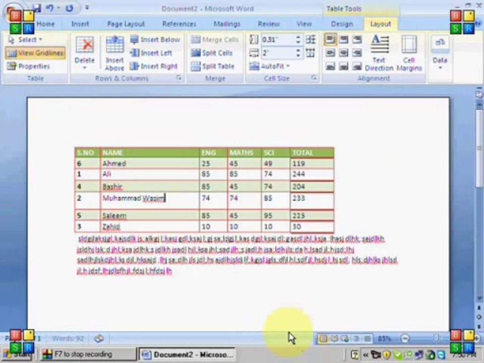 MS Word in Urdu Tutorial Part-4