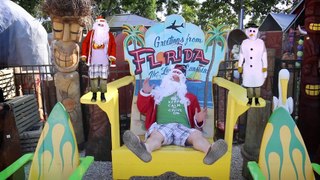 Miami Heat Rapping Santa with Miley Cyrus Twerking, Basketball with Lebron and Dwayne Wade