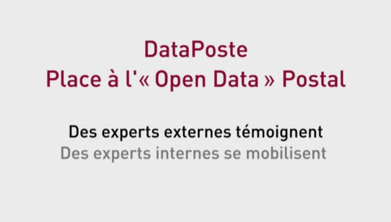 DataPoste : place à l' "Open data" postal