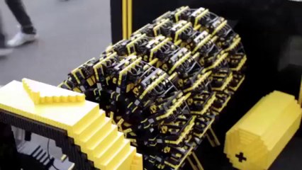 En video: El auto fabricado con piezas de Lego totalmente funcional