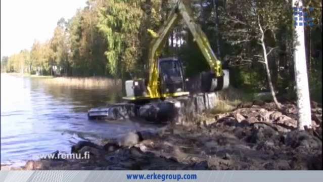 ERKE Dış Ticaret ltd., Big Float 800 Amphibious Excavator - Dredging - erkegroup.com