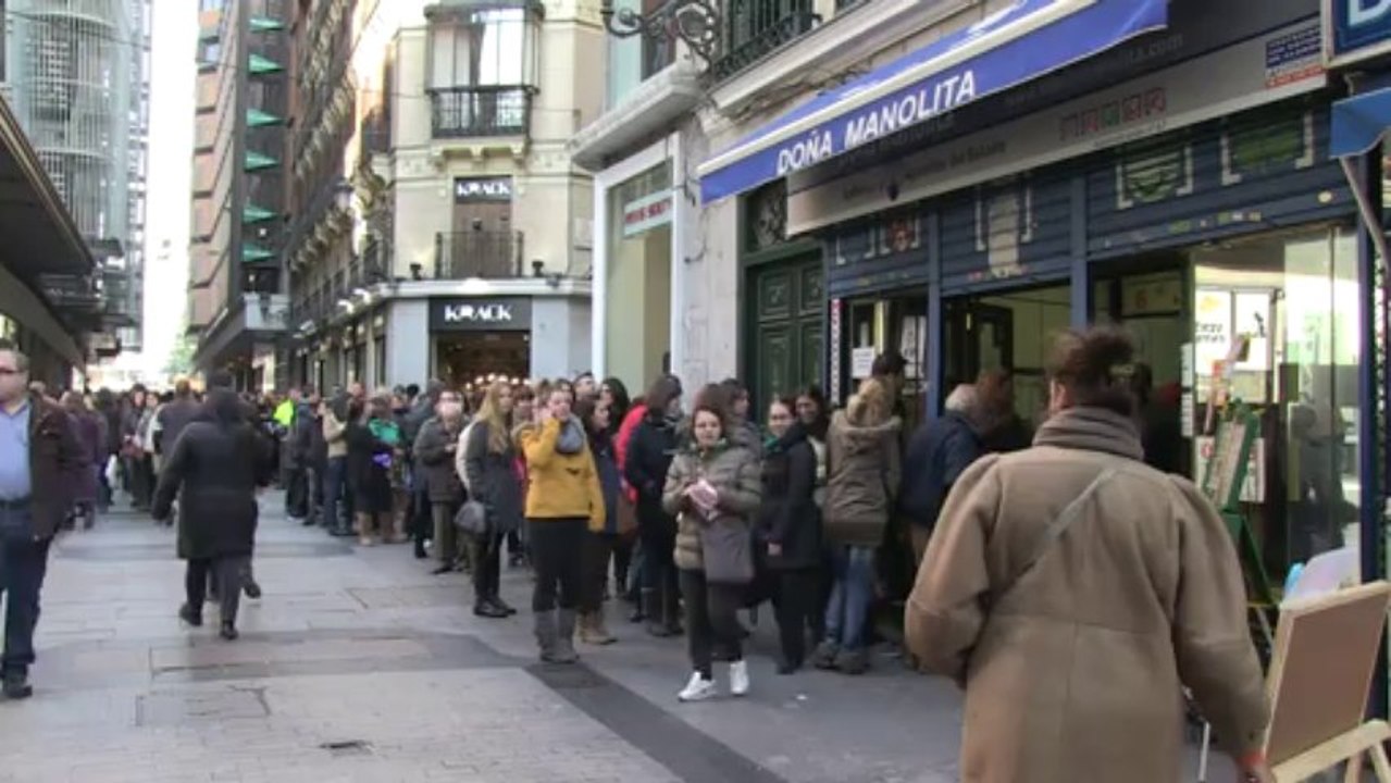 Espagne: l'espoir de gagner le "Gordo" fait vibrer les Espagnols