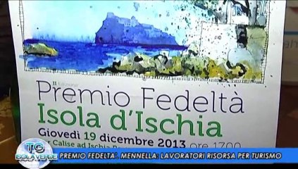 PREMIO FEDELTA'. MENNELLA: LAVORATORI RISORSA PER TURISMO
