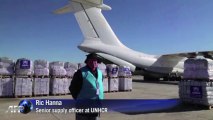 As winter sets in, UN starts aid flights from Iraq to Syria