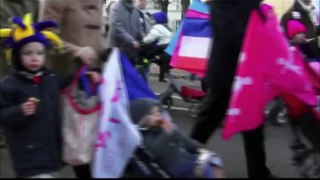 Paris (France) 15/12/2013 - Grande mobilisation du mariage pour TOUS à Versailles