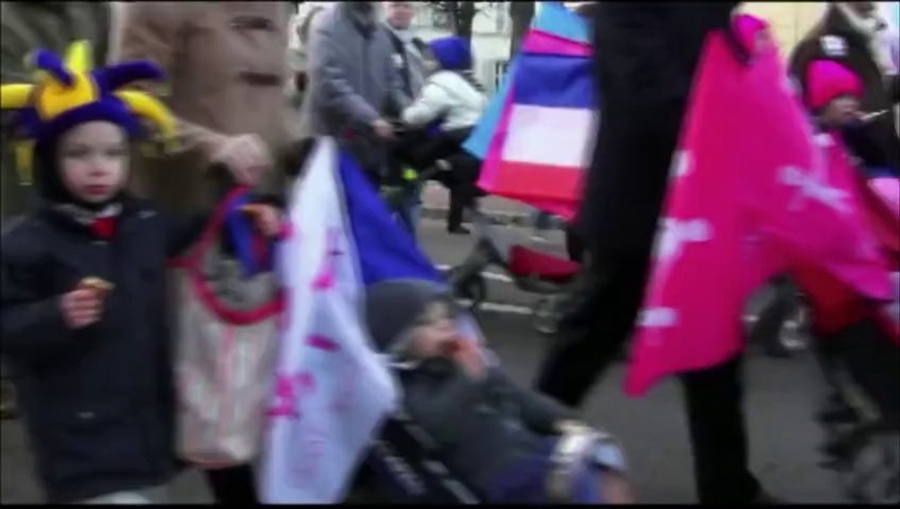 Paris (France) 15/12/2013 - Grande mobilisation du mariage pour TOUS à Versailles