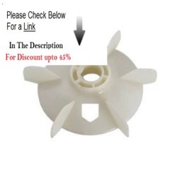 Clearance Amico Replacement Ivory Color Plastic Six Impeller Fan Blade