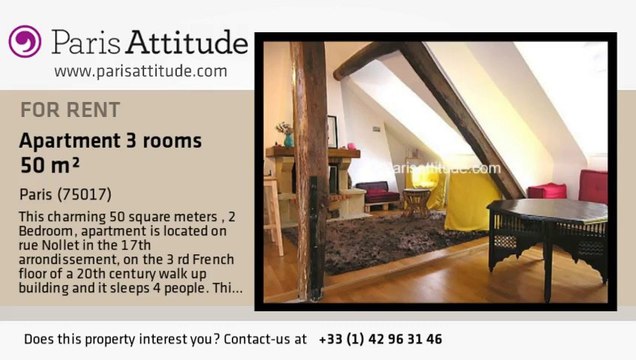 2 Bedroom Apartment for rent - Batignolles, Paris - Ref. 6811