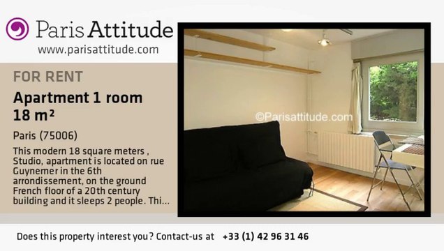 Studio Apartment for rent - Jardin du Luxembourg, Paris - Ref. 6084