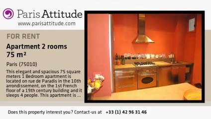 1 Bedroom Loft for rent - Poissonnière, Paris - Ref. 3953