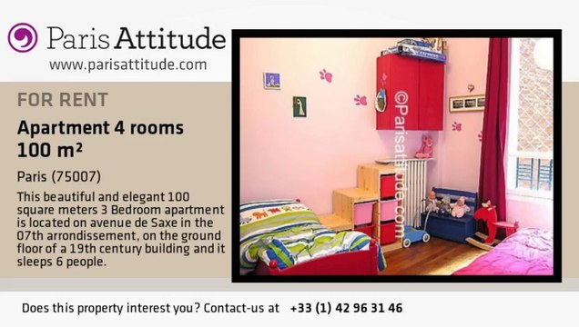 3 Bedroom Apartment for rent - Ecole Militaire/Unesco, Paris - Ref. 3164