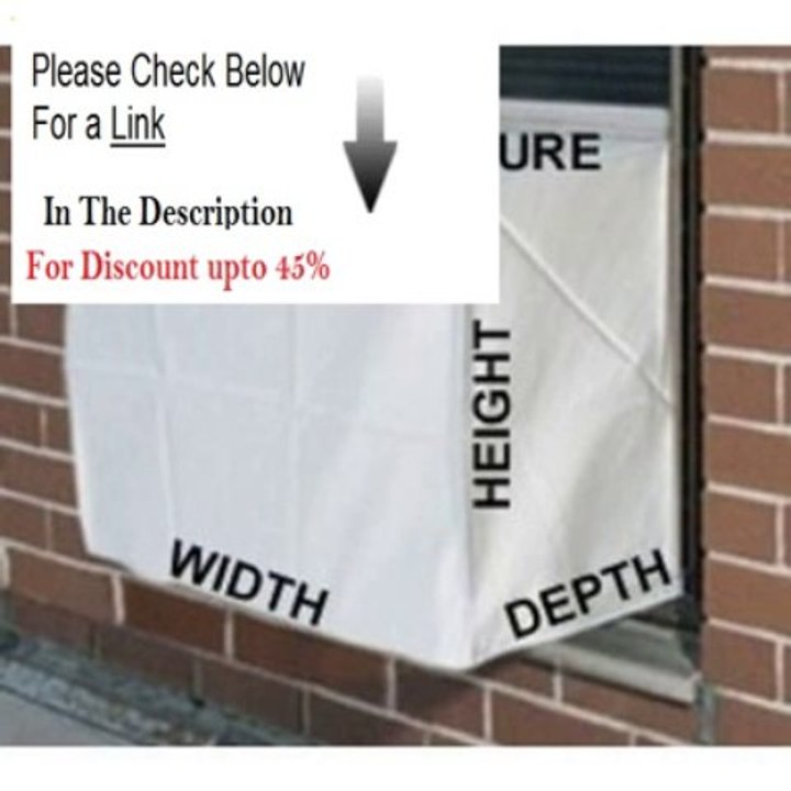 Clearance Air Conditioner Cover - Window/thru Wall - 28W,20H,25D - Tired of the drafts of cold air!!! from your window mounted...