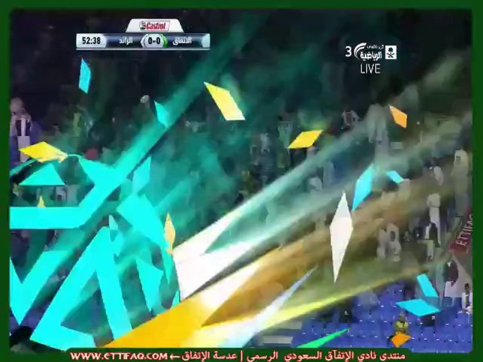 ركلة جزاء ضائعة للاتفاق ضد الرائد-الدوري السعودي