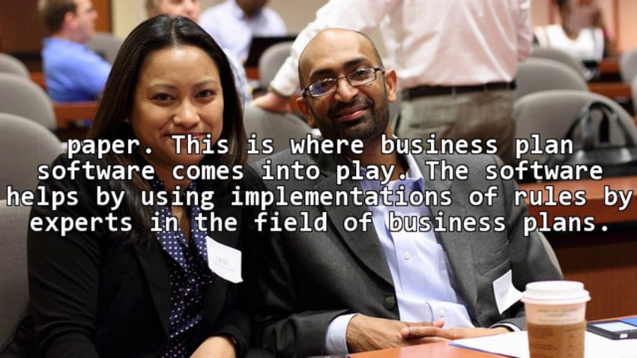 Advantages Of Using A Business Plan Software