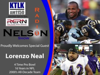 Lorenzo Neal NFL Super Star on Nelson Radio 12-7-13