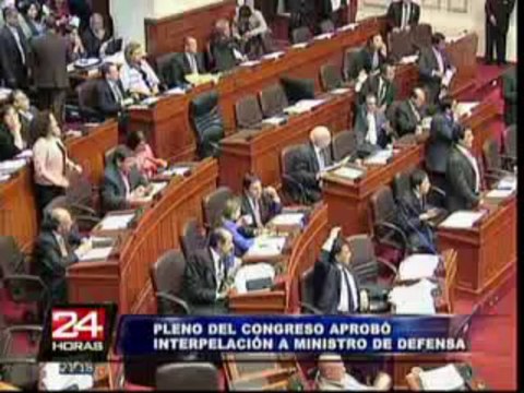 Congreso: ministro Pedro Cateriano será interpelado el próximo 9 de enero