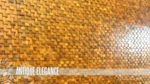 Romana Wood Mosaic Tiles For Interior Decor - Mysterious Beauty & Antique Elegance