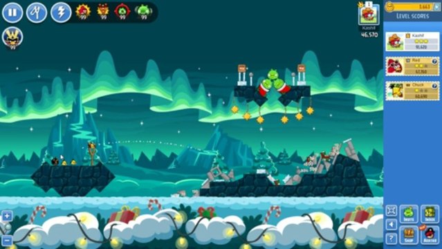 Angry Birds Friends Holiday Tournament 3 Week 84 Level 5 High Score 95k (No Power-ups) 23-12-2013
