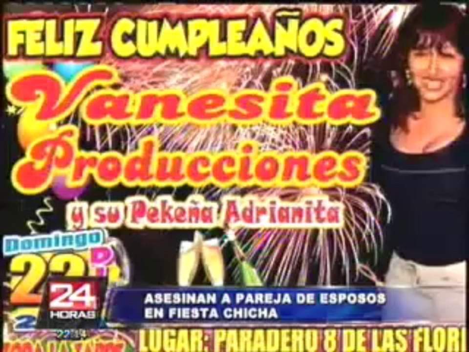 SJL: pareja de esposos es asesinado durante fiesta de cumpleaños
